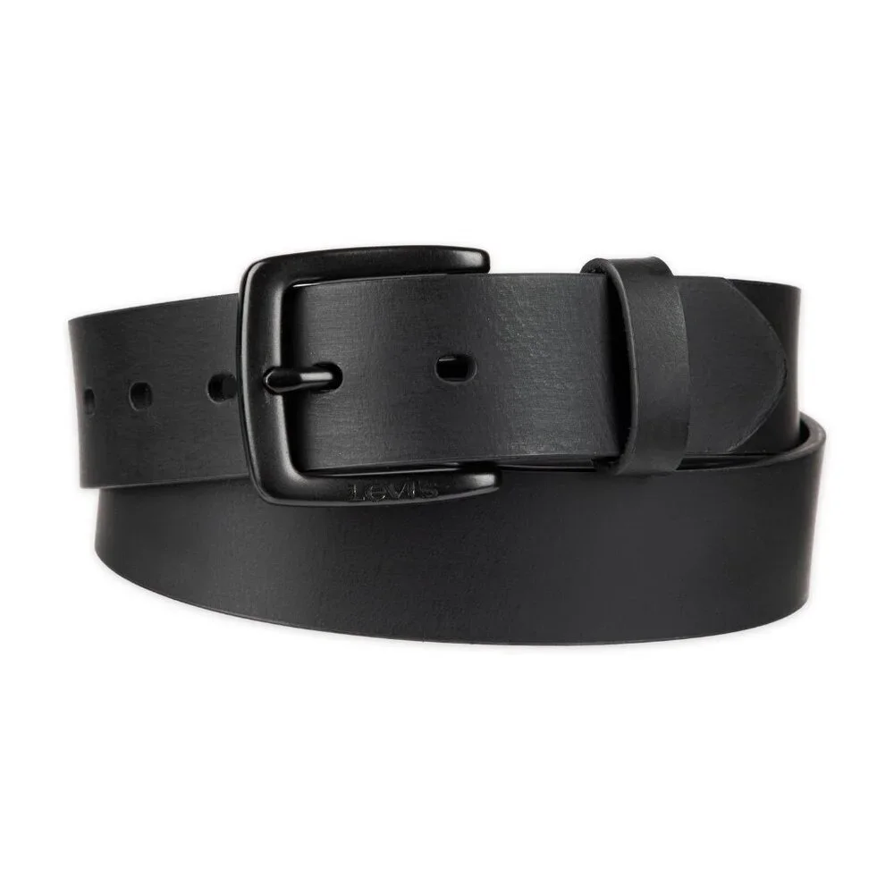 Men's Levi's® 38mm Beveled Edge Casual Leather Belt Color Black Size XL